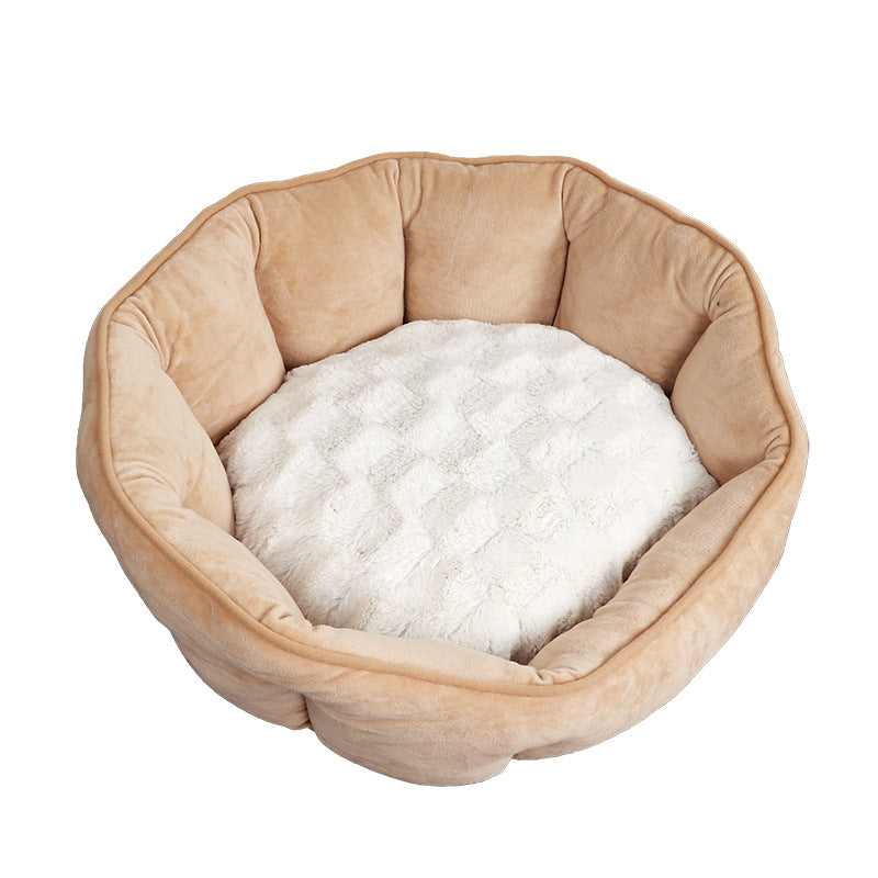 Eronia ShellNest™ Plush Pet Bed
