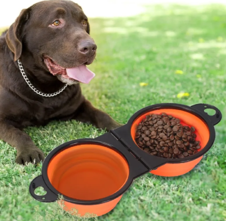 Eronia DuoBowl™ Collapsible Pet Feeder