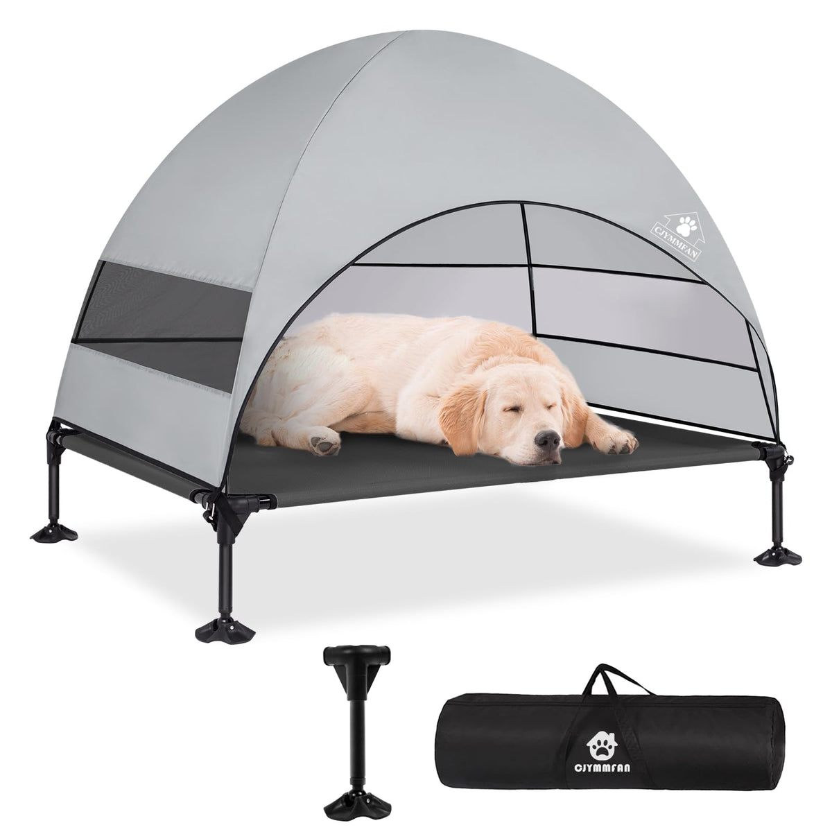 Eronia ShadeRest™ Elevated Canopy Dog Bed