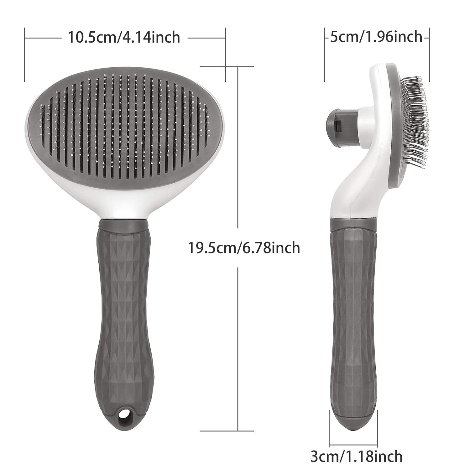 Eronia FurEase™ Self-Cleaning Stainless Steel Pet Brush